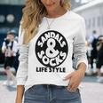 Sock Hop Beach Lifestyle Clothes Long Sleeve T-Shirt Gifts for Her