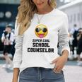 Super Cool School Counselor SunglassesLong Sleeve T-Shirt Gifts for Her