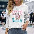 Teachers Testing Day Donut Stress Just Do Your Best Long Sleeve T-Shirt Gifts for Her