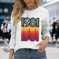 Vintage 80S Style 1981 Langarmshirts Geschenke für Sie