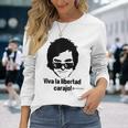 Viva La Libertad Carajo La Libertad Avanza Javier Milei Gray Langarmshirts Geschenke für Sie