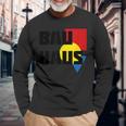 100 Ans De L'école De Bauhaus Logo Du Bauhaus T-shirt à manches longues Cadeaux pour les vieillards