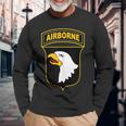 101St Airborne Division Military Veteran American Eagle Army Long Sleeve T-Shirt Gifts for Old Men