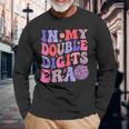 10Th Birthday For Girls Retro In My Double Digits Era Long Sleeve T-Shirt Gifts for Old Men