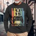 15 Años Cumpleaños Niño Niña Chico Chica Regalo Level 15 Camiseta de manga larga Regalos para ancianos