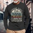 16 Years Old Bday Legend Since 2008 Vintage 16Th Birthday Long Sleeve T-Shirt Gifts for Old Men