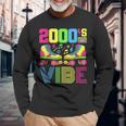 2000'S Vibe 00S Theme Party 2000S Costume Early 2000S Outfit Long Sleeve T-Shirt Gifts for Old Men