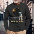 2024 Solar Eclipse Cleveland Ohio Cane Corso Lover Long Sleeve T-Shirt Gifts for Old Men