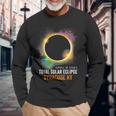 2024 Solar Eclipse Syracuse Ny Usa Totality April 8 2024 Long Sleeve T-Shirt Gifts for Old Men