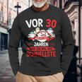 30 Years War Ich Mal Der Fastelste A Zum 30 Langarmshirts Geschenke für alte Männer