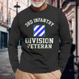 3Rd Infantry Division Veteran Long Sleeve T-Shirt Gifts for Old Men
