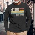 4100 Duisburg Retro Postcodes Old Postcode Vintage Langarmshirts Geschenke für alte Männer