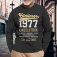 46 Jahre Oldtimer 1977Intage 46Th Birthday Langarmshirts Geschenke für alte Männer