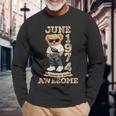 50 Years Of Being Awesome June 1974 Cool 50Th Birthday Long Sleeve T-Shirt Gifts for Old Men