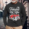 50S Rockabilly Vintage Clothes Retro Style Rock And Roll Long Sleeve T-Shirt Gifts for Old Men