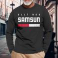 55 Samsun Turkey Ilkadim Atakum Bafra Çarsamba Türkiye Langarmshirts Geschenke für alte Männer