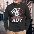 6 Year Old Race Car 6Th Birthday Boy Party Racing Pit Crew Long Sleeve T-Shirt Gifts for Old Men