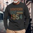 67 Geburtstag Legendär Seit 1954 Geschenkintage Retro Langarmshirts Geschenke für alte Männer