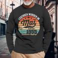 69 Geburtstag Geschenk Mann Legenden Sind Im Mai 1955 Langarmshirts Geschenke für alte Männer