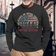 80Th Birthday Vintage Born 1944 Turning 80 Year Old Long Sleeve T-Shirt Gifts for Old Men