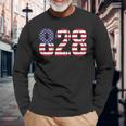 828 North Carolina Area Code Long Sleeve T-Shirt Gifts for Old Men