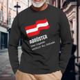 Abrüster Ein Legende Verlasses Das Gelände Langarmshirts Geschenke für alte Männer