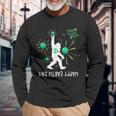 Add Some Humor To Earth Day With A Search For Bigfoot Long Sleeve T-Shirt Gifts for Old Men