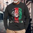 Afghanistan Flag Lion Free Afghanistan Langarmshirts Geschenke für alte Männer