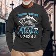 Alaska Cruise Ship Vacation Trip 2024 Family Cruise Matching Long Sleeve T-Shirt Gifts for Old Men