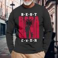 Albanian Dad Newborn Day Albania Flag Shqiptar Baba And Baby Long Sleeve T-Shirt Gifts for Old Men