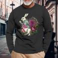 Alice Wonderland Rabbit Pocket Watch Langarmshirts Geschenke für alte Männer