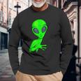 Alien Ufo Children's Langarmshirts Geschenke für alte Männer