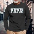 Alleinerziehender Papaater Familie Langarmshirts Geschenke für alte Männer