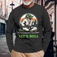 Alligator Bjj Gi Brazilian Jiu Jitsu Kampfkunst Let's Roll Langarmshirts Geschenke für alte Männer