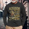 Alvarado Family Name Alvarado Last Name Team Long Sleeve T-Shirt Gifts for Old Men