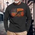 American Flag Hang Gliding Racing America Idea Long Sleeve T-Shirt Gifts for Old Men