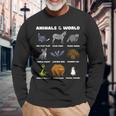 Animals Of The World Rare Animals Memes Long Sleeve T-Shirt Gifts for Old Men