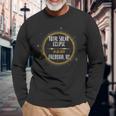 April 8Th 2024 Total Solar Eclipse In Fredonia New York Ny Long Sleeve T-Shirt Gifts for Old Men