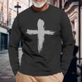 Ash WednesdayCatholic Lent Cross Blessing Long Sleeve T-Shirt Gifts for Old Men