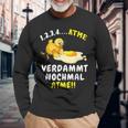 Atme Verdammt Nomal Atme Chick Langarmshirts Geschenke für alte Männer