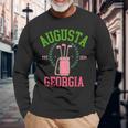 Augusta Georgia Coquette Golf Tournament Bows Social Club Long Sleeve T-Shirt Gifts for Old Men