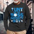 Aunt Of The Boss Birthday Boy Baby Family Party Decorations Long Sleeve T-Shirt Gifts for Old Men