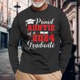 Auntie Senior 2024 Proud Auntie Of A Class Of 2024 Graduate Long Sleeve T-Shirt Gifts for Old Men