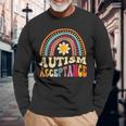 Autism Awareness Acceptance Special Education Teacher Long Sleeve T-Shirt Gifts for Old Men
