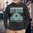 Awesome Dj Dad Like A Normal Dad But Cooler Fathers Day Long Sleeve T-Shirt Gifts for Old Men