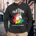 Awesome Mental Health Worker Appreciation Long Sleeve T-Shirt Gifts for Old Men