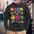 Back To 90'S 1990S Vintage Retro Nineties Costume Party Long Sleeve T-Shirt Gifts for Old Men