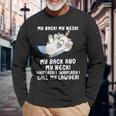 My Back My Neck Whiplash Call My Lawyer Unicorn Long Sleeve T-Shirt Gifts for Old Men