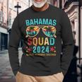 Bahamas Vacation 2024 Squad Family Friends Matching Group Long Sleeve T-Shirt Gifts for Old Men