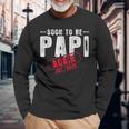 Bald Wird Papi Est 2025 Wieder Zum Neuen Papa Onkel Befördert Langarmshirts Geschenke für alte Männer